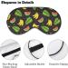 Watermelon Banana and Palm Sleep Mask: Adjustable Eye Cover for Sleeping, Blocking Light - Men's and Women's Night Travel Nap Companion - Buy Online on GoSupps.com
