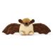 Zappi Co 100% Recycled Plush Bat Plush Toy (13-15cm) Stuffed Soft Cuddly animals Collection For New Born Child So Realistic Tiktok featured