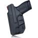 M&P Shield 9mm Holster IWB Kydex Holster Custom Fit: Smith & Wesson M&P Shield Plus / M2.0 / M1.0 - 9mm/.40 S&W 3.1" Barrel Pistol Case - Inside Waistband Concealed Carry - Adj. Cant Retention - Cover Mag-Buttom  No Wear   - Buy Online on GoSupps.com