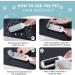 Pet Hair Remover Roller Worve Reusable Animal Hair Removal Brush for Dogs and Cats Self Clean Pet Fur from Carpet Furniture Bedding Sofa Rugs Laundry and Clothes White - Buy Online on GoSupps.com