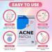 Hydrocolloid Acne Patch Bandages - Invisible Waterproof Blemish Treatment for All Skin Types | Fast Relief & Flawless Skin - Buy Online on GoSupps.com