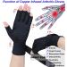 Copper Compression Gloves for Arthritis Pain Relief - 2 Pairs (Large/X-Large) - Hand Support for Carpal Tunnel, Joint Swelling, Rheumatoid - Fingerless Design for Typing - Men and Women - Buy Online on GoSupps.com