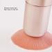 Loose Powder Brush 5 in 1 Makeup Brush Ergonomic Soft Hair Rose Gold Safe Portable Professional for Travel for Makeup Artist - Buy Online on GoSupps.com