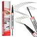 Eyebrow Pencil Dark Brown 2-in-1 Microblading Eyebrow Pen with 4-Fork-Tip and Sealing Brow Gel Waterproof Eyebrow Pencil Eyebrow Pencil for Long-Lasting Natural Looking Brow(Dark Brown)