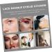 FRCOLOR Makeup Accessories 50 Sheet Lace Double Eyelid Sticker Invisible Double Eyelid Stickers Makeup Eyelid Tape Cosmetic - Buy Online on GoSupps.com