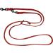 Buy Adjustable Dog Liner for Small & Large Dogs - 2.40m Double Lined Red with Black Hooks | International Shipping - Buy Online on GoSupps.com