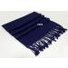 GFM Smooth Shiny Surface Pashmina Style Scarf in Purple Blue - L9 - Buy Online on GoSupps.com