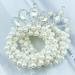 Pearl Crown Hair Ties Set - 4 White Beaded Scrunchies for Women and Girls - Buy Online on GoSupps.com