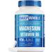 Magnesium Glycinate 4-in-1 Complex 90 Capsules of Magnesium Glycinate Citrate Malate L-Threonate & Vitamin B6 Supplement for Health | Third Party Tested Non-GMO Gluten Free