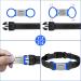 Tagme 2 Pack Personalized Dog Tags for Small & Medium Breeds - Engraved ID Tags in Blue - Customizable Pet Identification - Buy Online on GoSupps.com