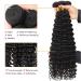 100% Unprocessed Remy Deep Wave Human Hair 3 Bundles - Natural Black 18 20 22 - Buy Online on GoSupps.com