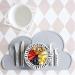 2 PCS Kids Silicone Cloud Placemats - Non Slip & Heat Resistant Tablemats for Baby Feeding - Grey - Buy Online on GoSupps.com