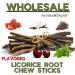 Aroma Depot 8 oz. Natural Licorice Root Chew Sticks for Humans.100% Pure Natural | Oral Health & Fresh Bearth | Individual Liquorice Sticks are 6.5-7 inches Long. Glycyrrhiza Glabra from Turkey. - Buy Online on GoSupps.com