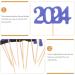 Alipis 12Pcs 2024 party supplies decorations top hat venue setting props cake Cake Picks Insert card paper Party Supplies Grad Party Cupcake Topper wood paper cup - Buy Online on GoSupps.com