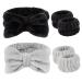 Araluky 6 Pcs Spa Headband Wrist Washband Scrunchies Set for Face Washing - No Drip Cleansing Cuffs - Buy Online on GoSupps.com