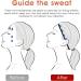 Wllhyf Non-Slip Elastic Sports Headbands - 4 Pieces Moisture-Wicking Hair Bands for Running & Yoga (Black) - Buy Online on GoSupps.com