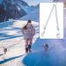 Metal Double Dog Leash Coupler Metal Durable Dog Chain Metal Double Dog Lead Rope Pet Dog Leash Extension Splitter Lead for 2 Dogs for Walking - Buy Online on GoSupps.com