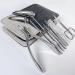 Professional 9-in-1 Manicure Set with Leather Case - Stainless Steel Nail Clippers Kit for Men - Black Grooming Kit with Fingernail & Toenail Clippers - 9 Piece Set - Buy Online on GoSupps.com
