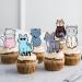 18pcs Glitter Dessert Cupcake Topper Worldwide Popular Singer Cat Theme Decorations Baby Shower Boys Girls Happy Birthday Concert Party Decor Supplies - Buy Online on GoSupps.com