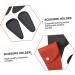 Minkissy Hairdressing Scissors Leather Case - 6-St Storage Bag for Salon Accessories | PVC Protection 20x7.5cm Black & Brown - Buy Online on GoSupps.com