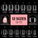 AILLSA Square Nail Tips - 360pcs Half Matte Full Cover Fake Nails Short Square - Pre-shaped Acrylic Clear Gelly Tips - Press On Nail Extension Kit - Gift Box Included - Buy Online on GoSupps.com