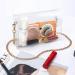 Clear Crossbody Bag for Women - Stadium Approved Clear Handbag with Magnetic Snap Closure in Gold - Buy Online on GoSupps.com