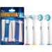 Ortho and Power Tip Replacement Toothbrush Heads for Oral B Braun - Compatible with Oral-B Electric Toothbrush - Ideal for Braces, Crowns, Bridges - 16 Pack - Buy Online on GoSupps.com