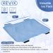 REVIX Hip Ice Pack Wrap - Reusable Cold Compress for Hip Bursitis & Surgery Recovery - Soft Plush Lining for Pain Relief - Blue - Buy Online on GoSupps.com