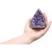 Deep Purple Amethyst Crystal Rock 0.5-1 lb Raw Cluster Uruguay Quartz Geode - Premium Grade Amethyst - Buy Online on GoSupps.com