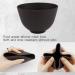FERCAISH 4Pcs DIY Face Mask Mixing Bowl Set - Microwavable Silicone Facial Mud Bowl for Home Salon - Black - Buy Online on GoSupps.com