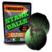 Emergency Stank Balls Bath Bombs - Funny Bath Bombs for Men - XL Bath Fizzers  Black and Green Marbled  Handcrafted in the USA
