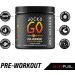 Jocko GO Pre Workout (Mango Mayhem) - Keto-Friendly Nootropic Blend with Vitamin C, L-Theanine, Caffeine, and More - Supports Muscle Pump, Endurance, and Recovery - 30 Servings - Buy Online on GoSupps.com