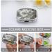 White Dragon Style Pill Box - 2 Compartment Decorative Metal Pill Organizer for Pocket & Purse - Portable Medicine Case - Buy Online on GoSupps.com