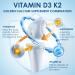 NATURE TARGET Vitamin D3 K2 with Calcium & Magnesium - 6-in-1 Complex - Max Strength for Bone, Heart & Immune - 5000 IU Vitamin D3, 120 mcg K2, Gluten-Free, 120 Servings 120 Count (Pack of 1) - Buy Online on GoSupps.com
