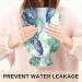Watercolor Peacock Leaves Hot Water Bottle | 1L BPA Free Small Bag for Pain Relief & Cramps - International Shipping - Buy Online on GoSupps.com