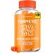 (2 Month) Turmeric Curcumin with Black Pepper & Ginger for Adults and Kids Gummies Chewable Vitamins Turmeric Ginger Supplement Turmeric Gummies Turmeric Ginger Pepper 120 Count (Pack of 1)