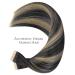 Shop If Salife Tape Extensions | 40PCS 60g 25cm Balayage Natural Black to Light Blond | Invisible Real Hair Extensions - Buy Online on GoSupps.com