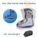 Velpeau Air CAM Walking Boot for Broken Foot - Dual Inflatable Orthopedic Boot for Stress Fracture & Post-Op Rehab (Short/Medium - Unisex) - International Shipping - Buy Online on GoSupps.com