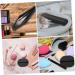 1set Powder Puff Storage Box Breathable Silica Gel Cosmetics Travel 20X4.8CM Black - Buy Online on GoSupps.com