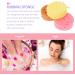 Zerodeko 3pcs Seaweed Bath Sponge - Exfoliating Body Scrubber & Portable Bath Ball - Perfect Shower Accessory | Assorted Colors - Buy Online on GoSupps.com