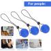 Demeras Wrist Finger Massage Exerciser - Stress Relief Fitness Training Squeezing Balls with Bungee Cord | Blue 30 Degrees - Buy Online on GoSupps.com
