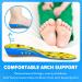 Kids Arch Support Insoles for Flat Feet & Plantar Fasciitis - Orthotic Inserts for Children - XL Size - Brown Gel Shoe Inserts for Heel Pain & Fallen Arches - Buy Online on GoSupps.com
