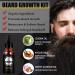 Beard Growth Kit 5-in-1 Grooming Set for Men - Includes Oil, Balm, Comb, Scissors, and Brush - Beard Care & Shaving Essentials - Christmas Gifts for Men - Buy Online on GoSupps.com