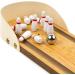 Toysery Mini Bowling Set - Wooden Tabletop Game for Home or Office Fun - Buy Online on GoSupps.com