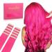 If -of -hearted tape extensions real hair hot pink 10pcs tape in extensions real hair 25g 35cm invisible hair extension real hair invisible smooth real hair extensions tape highlight for girls 35cm 25g 10pcs #hot pink