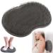Slip-proof silicone massage pad foot brush W scher Massager shower shower foot massager scrubber silicone-shower foot scrubber massage cleaner with non-slip suction cups (gray)