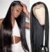 Lace Front Wigs Human Hair Straight Human Hair 13x4 Lace Frontal Wigs For Black Women With Baby Hair 180% Density Transparent Brazilian Virgin Human Hair Wig Pre plucked Hair Natural Color (24 Inch) 24 Inch 13X4 Lace Front…