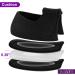 Smati Heel Protectors for Plantar Fasciitis 2PCS - Relieve Heel Pain - Women 6-11 + Men 6-10 - Black 0.38inch - Buy Online on GoSupps.com