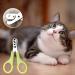 Effortless Pet Nail Clipper for Dogs & Cats - Stainless Steel Claw Scissors with Dual Size Holes - Perfect Pet Nail Care - Buy Online on GoSupps.com