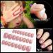 Kalolary 600PCs Children False Nails | Glue-On Artificial Fingernails | Natural Acrylic Nail Tips | Full Cover Short Fake Nails | Perfect Gift for Girls - Buy Online on GoSupps.com